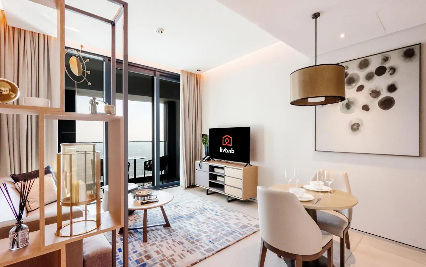 Livbnb - Stunning 1B Suite With Marina View And Beach Access Dubai