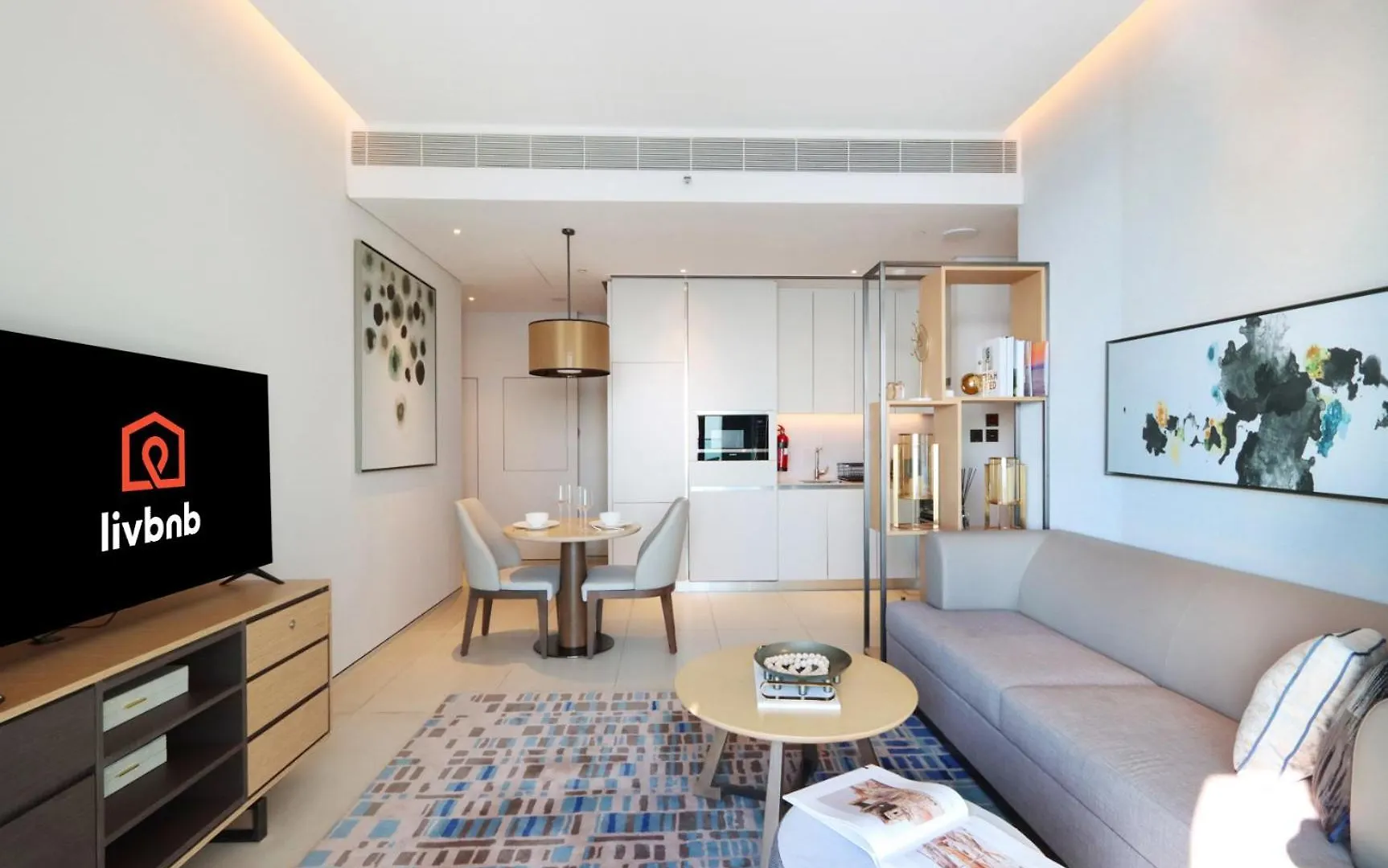 Livbnb - Stunning 1B Suite With Marina View And Beach Access Dubai Apartment